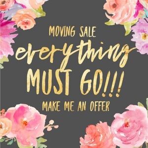 Floral Sale Promotion Sign